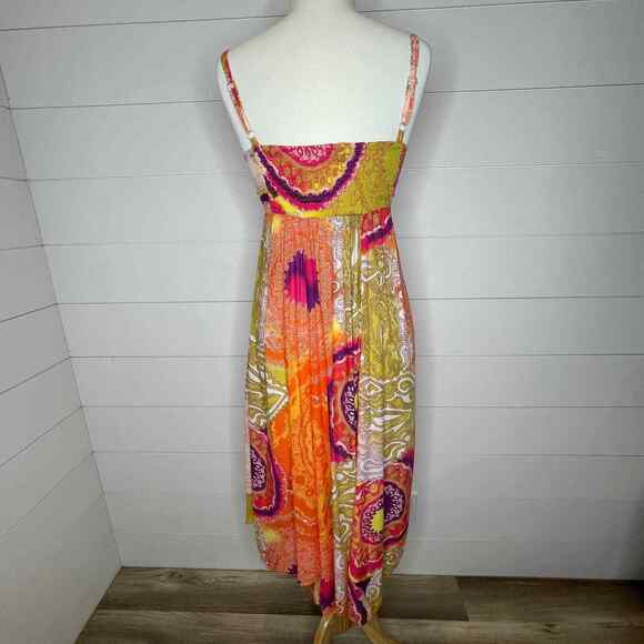 Hibiscus Collection Hawaii Dress Womens Small Pink Sleeveless Lined Aloha Ladies - Picture 3 of 10